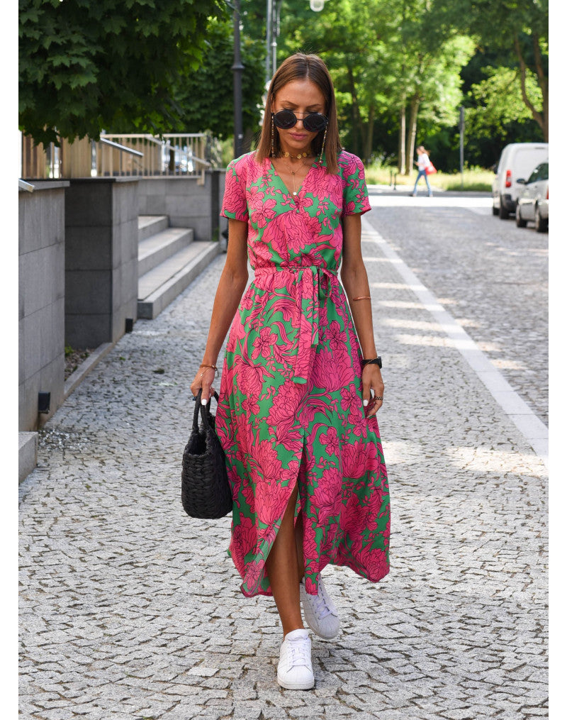 Amélia - Vestido Médio Floral
