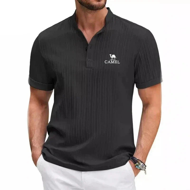 Laura - Camel Retro Polo