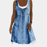 Vera - Vestido de Jeans Macio e Elegante