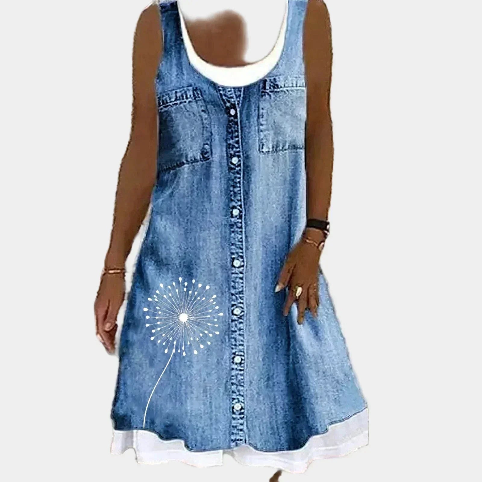 Vera - Vestido de Jeans Macio e Elegante