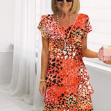 Brígida - Vestido Elegante Fluido com Folhos