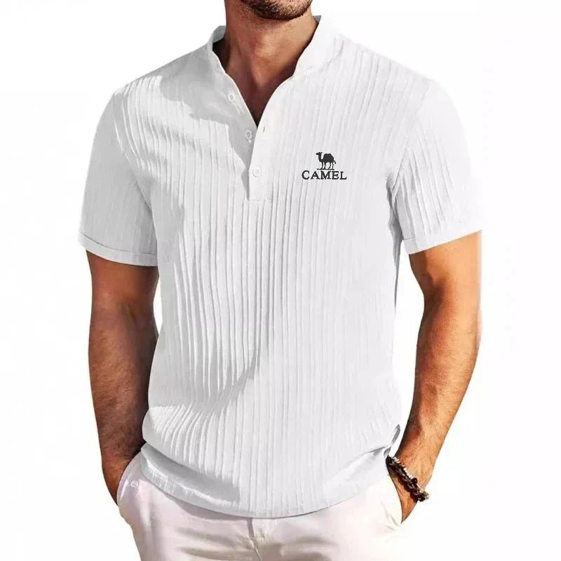 Laura - Camel Retro Polo