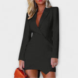 Lara - Vestido blazer de manga comprida
