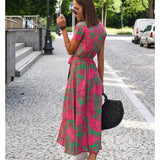 Amélia - Vestido Médio Floral