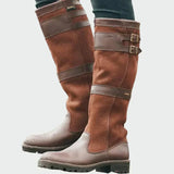 Carla - Botas de couro retro