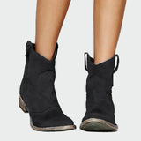 Elisabete - Botas de cowboy retro de tornozelo
