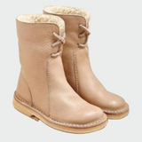 Filomena - Botins de couro impermeáveis com forro de lã