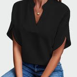 Lina - Camisa com estampa drapeada