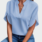 Lina - Camisa com estampa drapeada