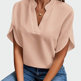Lina - Camisa com estampa drapeada