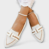 Valentina - Sapatos femininos planos com design de nó
