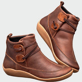 Carolina - Botins ortopédicos de couro premium