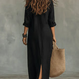 Madalena - Vestido Comprido Elegante