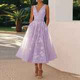 Catarina - Vestido Médio Elegante