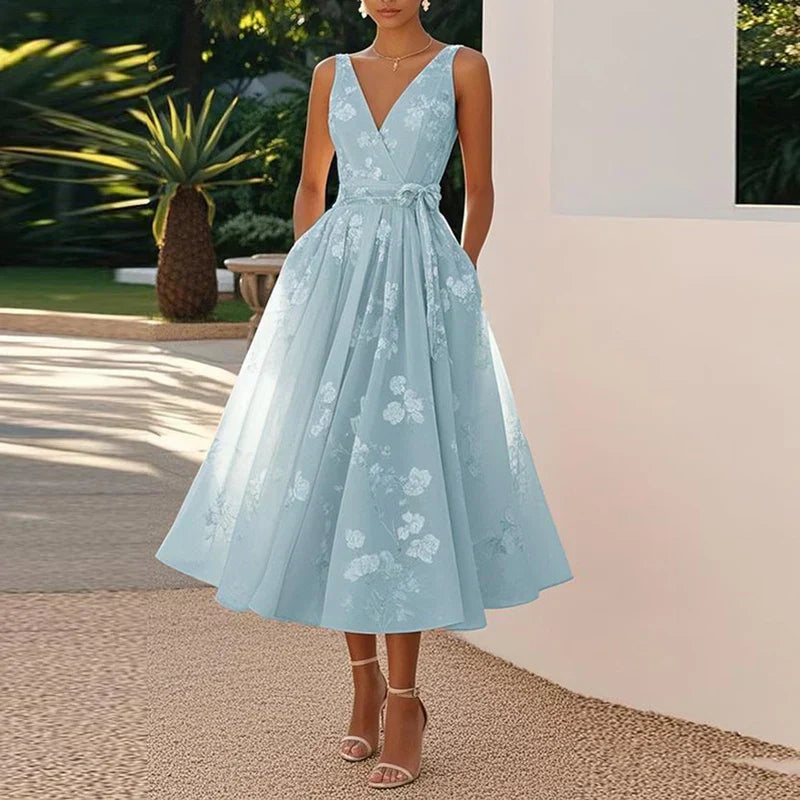 Catarina - Vestido Médio Elegante