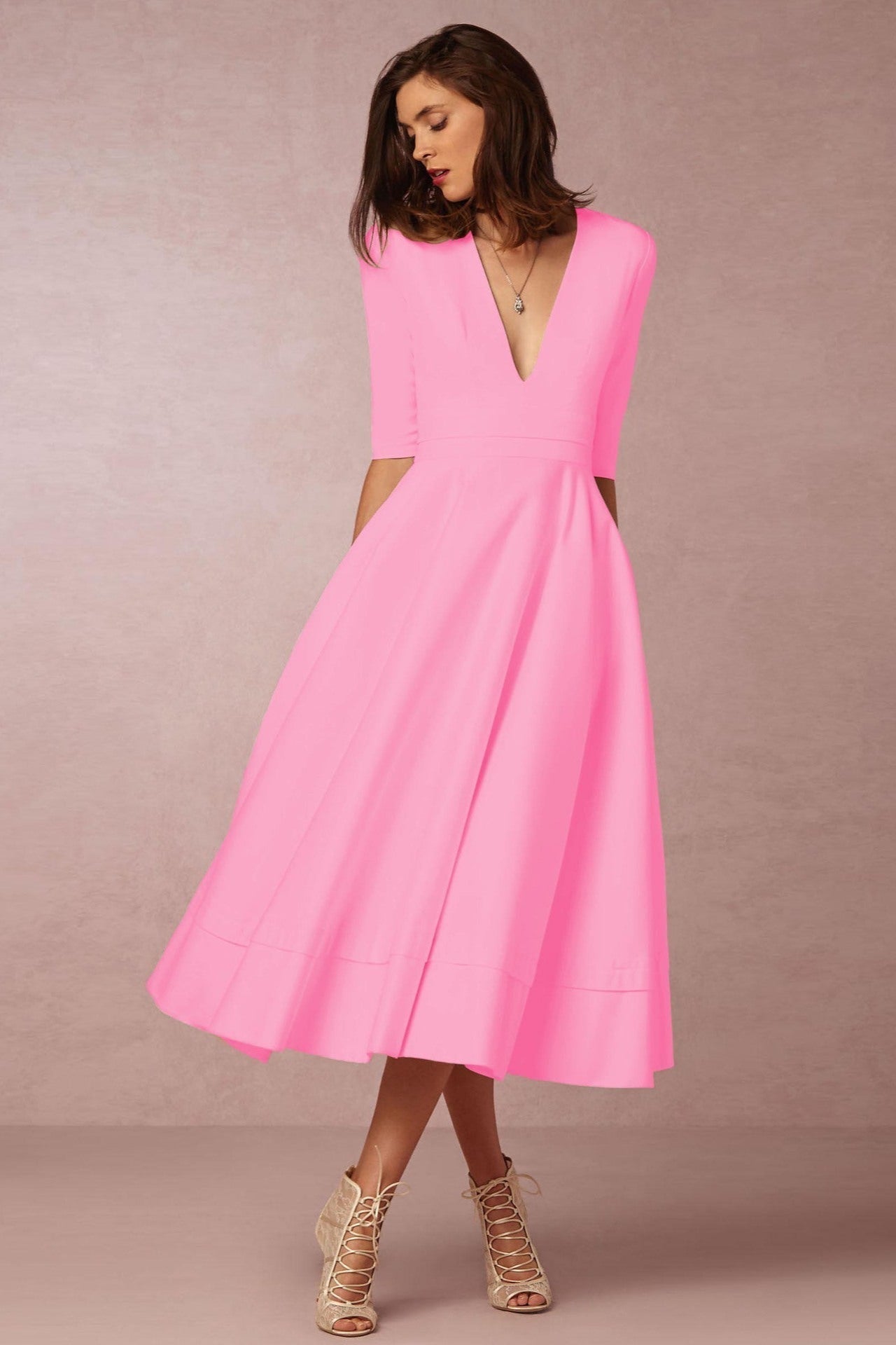 Laura - Vestido Médio Feminino