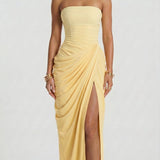 Teresa - Vestido Maxi Amarelo