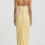 Teresa - Vestido Maxi Amarelo