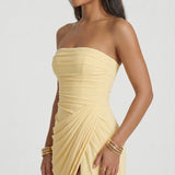 Teresa - Vestido Maxi Amarelo