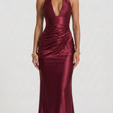 Júlia - Vestido Maxi Halter Gala