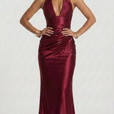 Júlia - Vestido Maxi Halter Gala