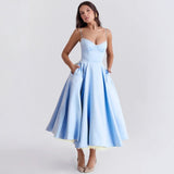 Ariel - Vestido Médio de Luxo