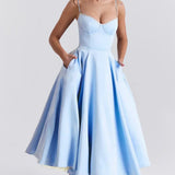 Ariel - Vestido Médio de Luxo