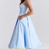 Ariel - Vestido Médio de Luxo