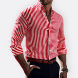 Mário - Camisa Clássica às Riscas