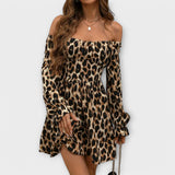 Noémia - Vestido com estampado leopardo