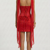 Andreia - Vestido Mini Vermelho