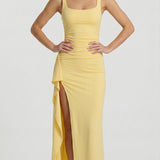 Maria - Vestido Formal Elegante Com Costas Abertas