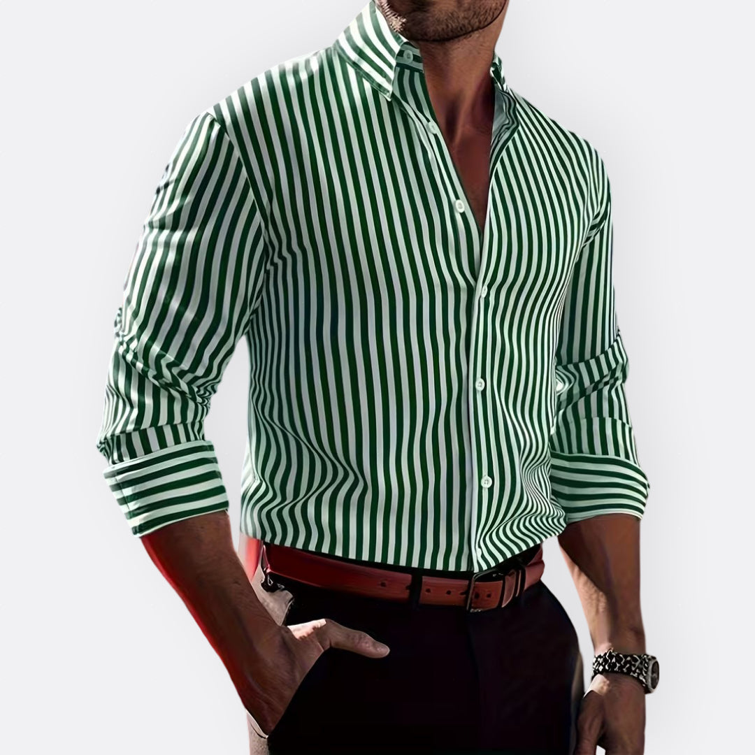 Mário - Camisa Clássica às Riscas