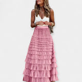 Bruna - Saia Boho com Acabamento de Cetim