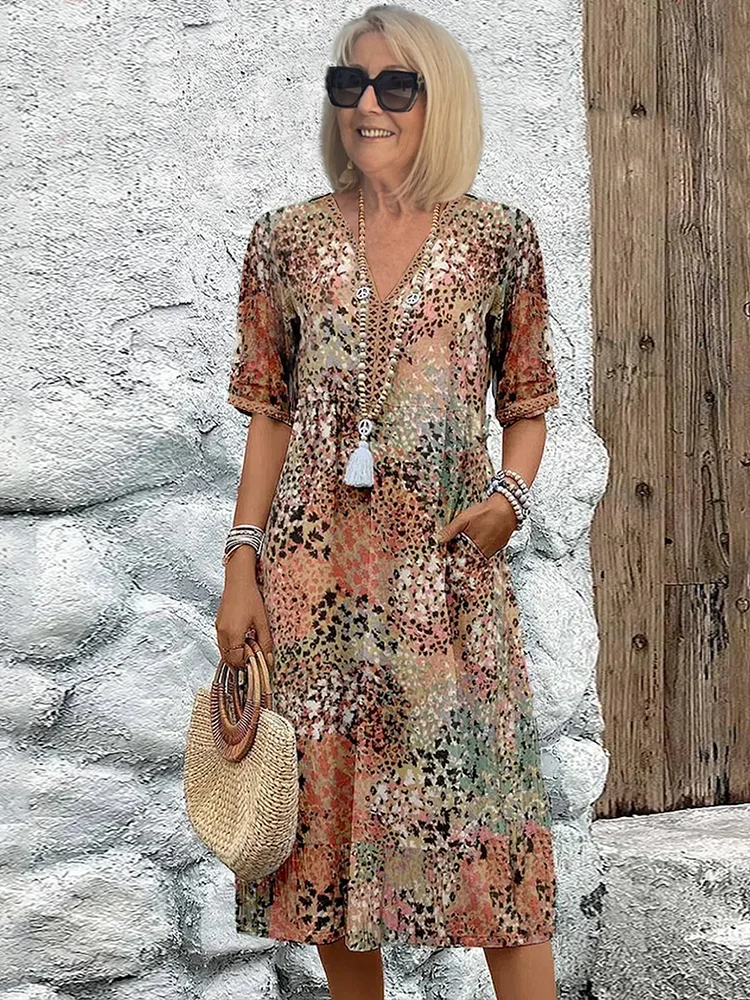Lia - Vestido Feminino Médio