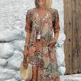 Lia - Vestido Feminino Médio