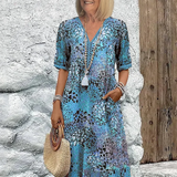 Lia - Vestido Feminino Médio