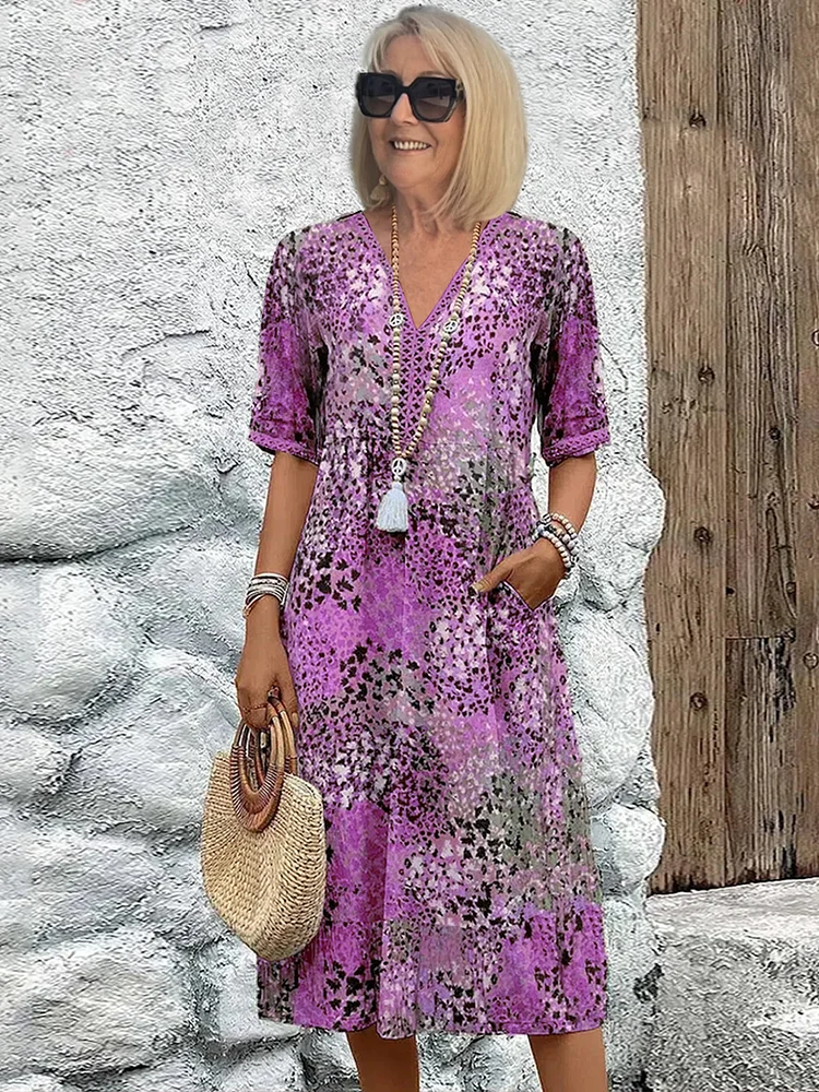 Lia - Vestido Feminino Médio