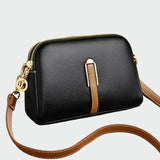 Leila - Bolsa de ombro de couro elegante