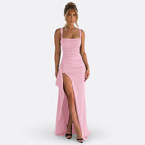 Vitória - Vestido Comprido Formal Elegante Com Costas Abertas
