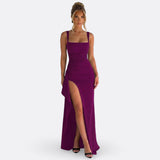 Vitória - Vestido Comprido Formal Elegante Com Costas Abertas