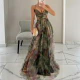 Margarida - Vestido Comprido Com Estampado Floral