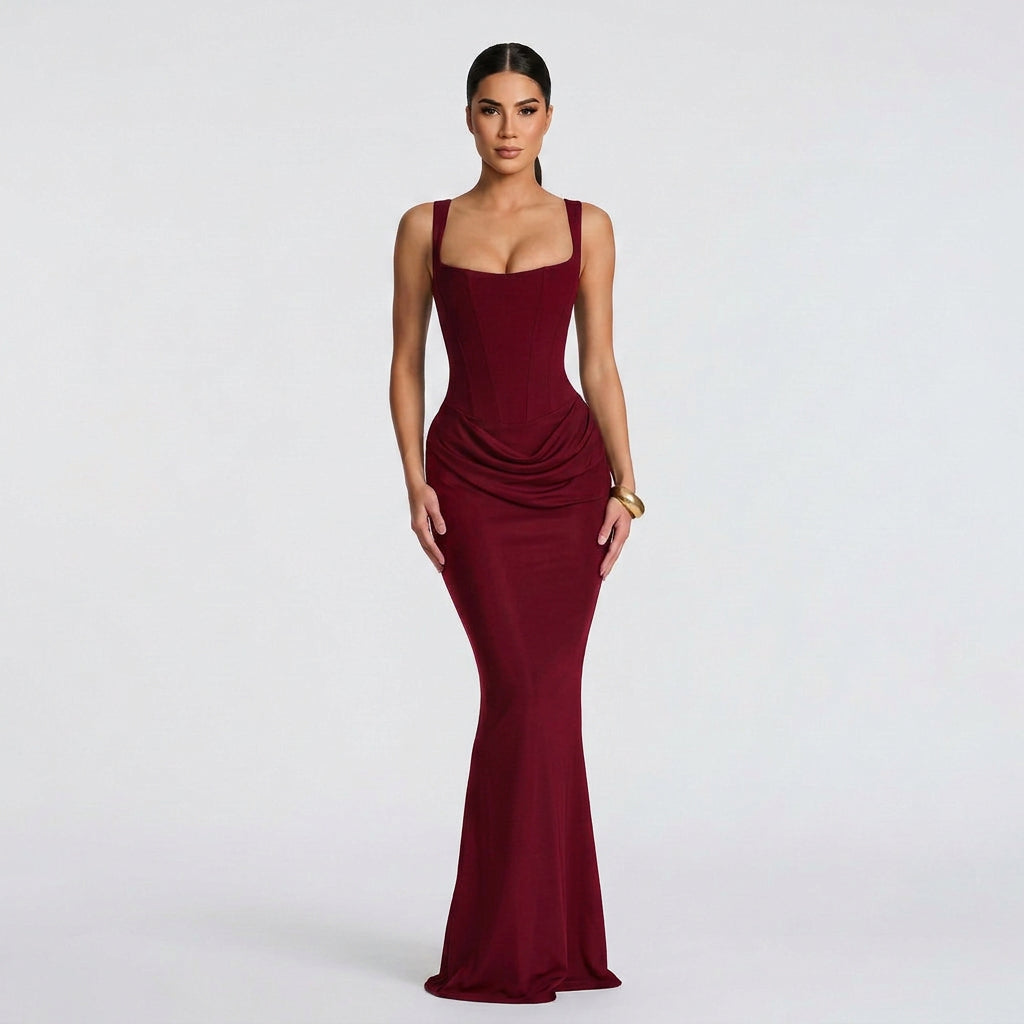 Maria - Vestido Comprido Elegante