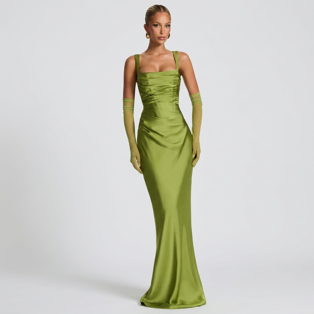 Luana - Vestido Comprido Elegante
