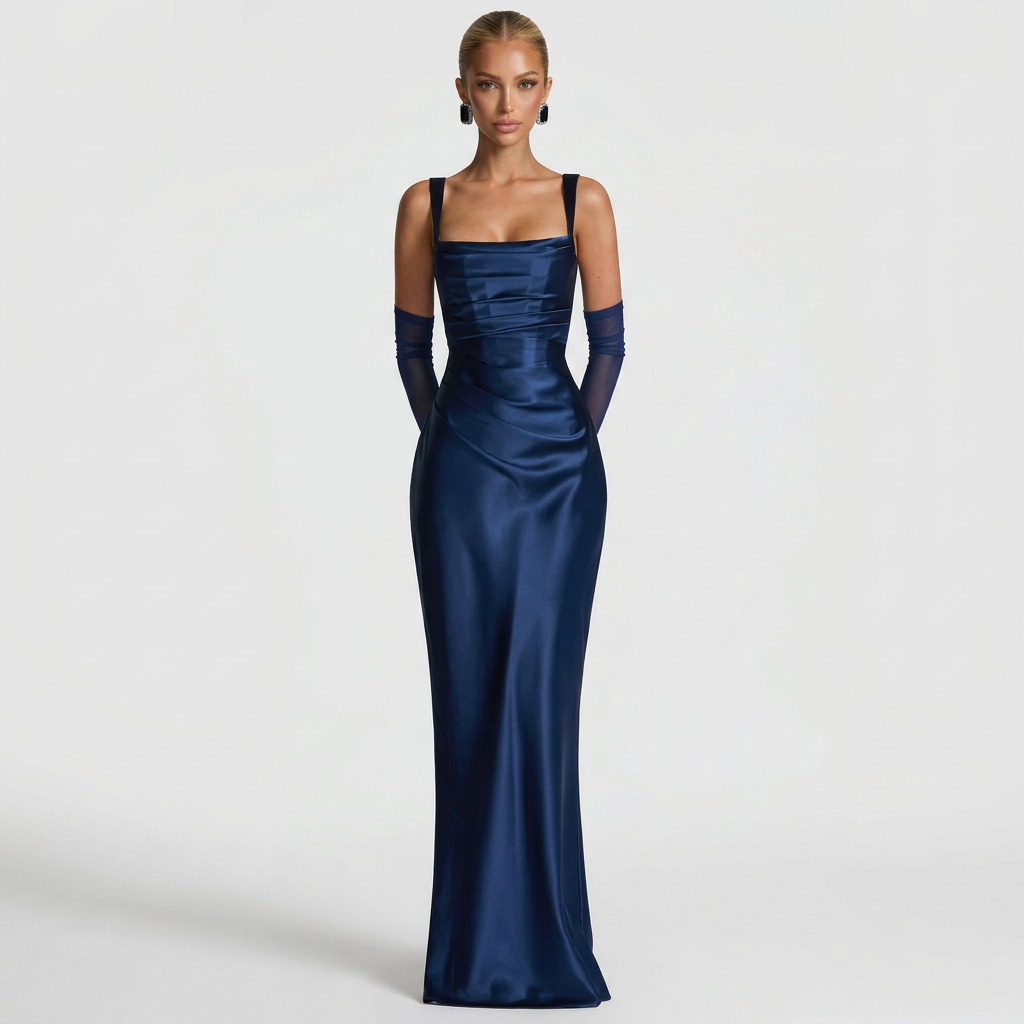 Luana - Vestido Comprido Elegante