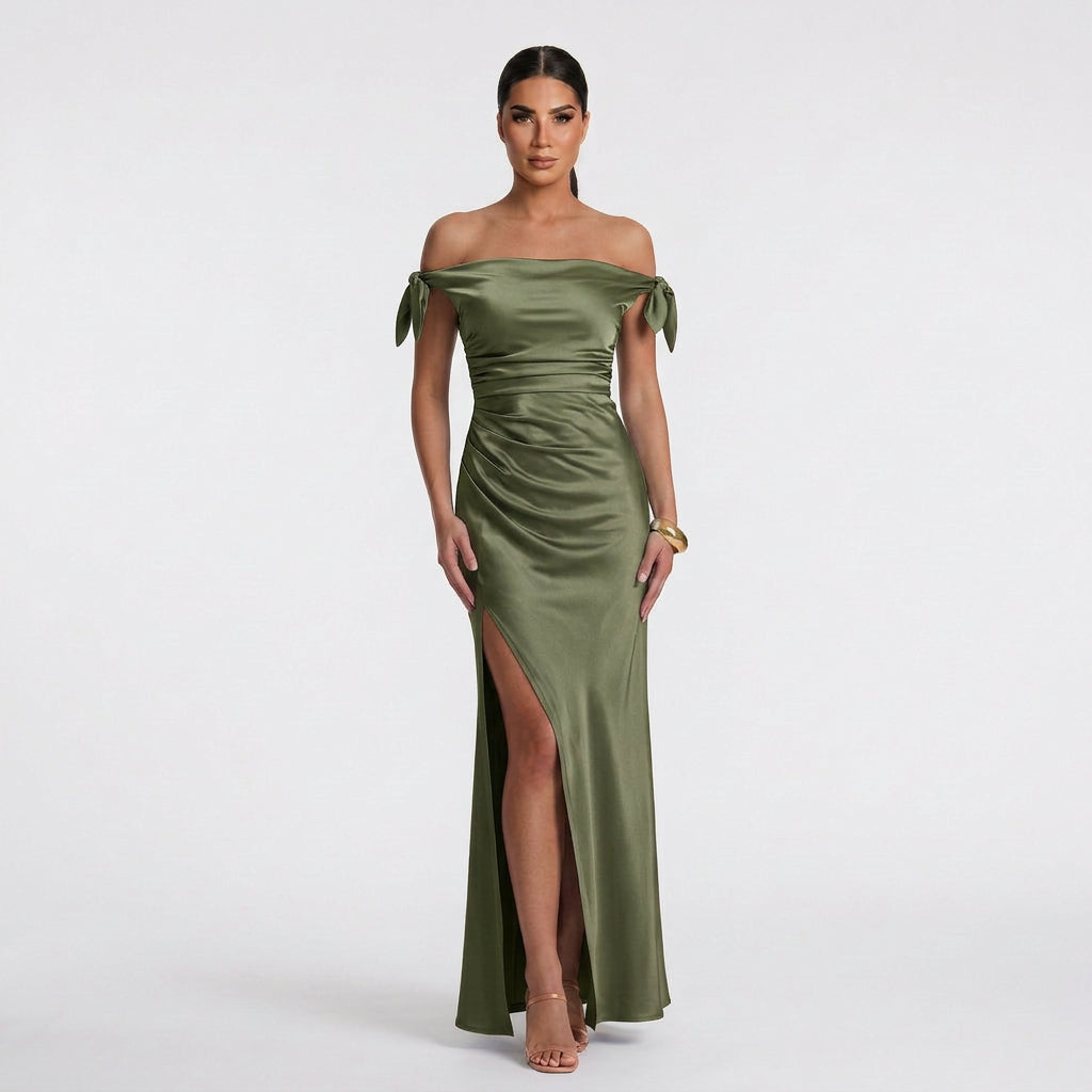 Teresa - Vestido Comprido Elegante