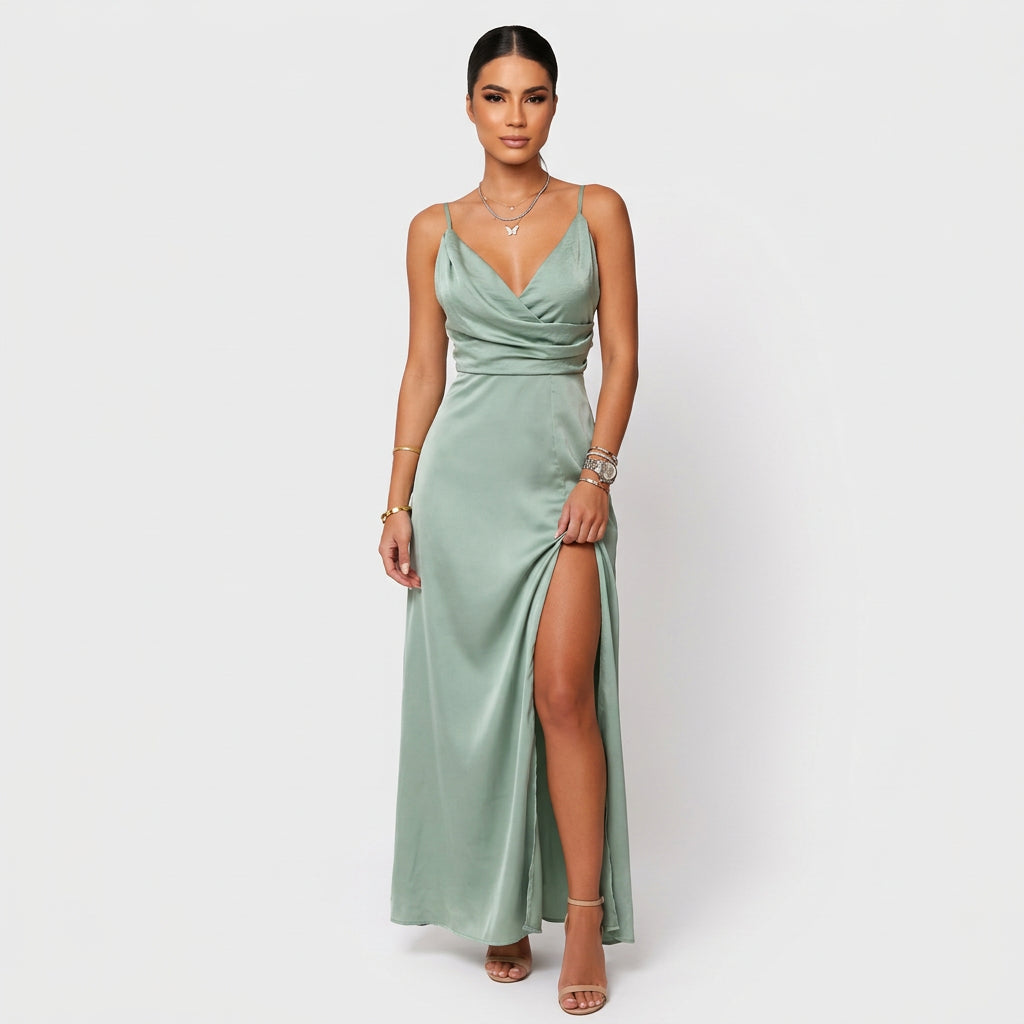 Lara - Vestido Comprido Elegante