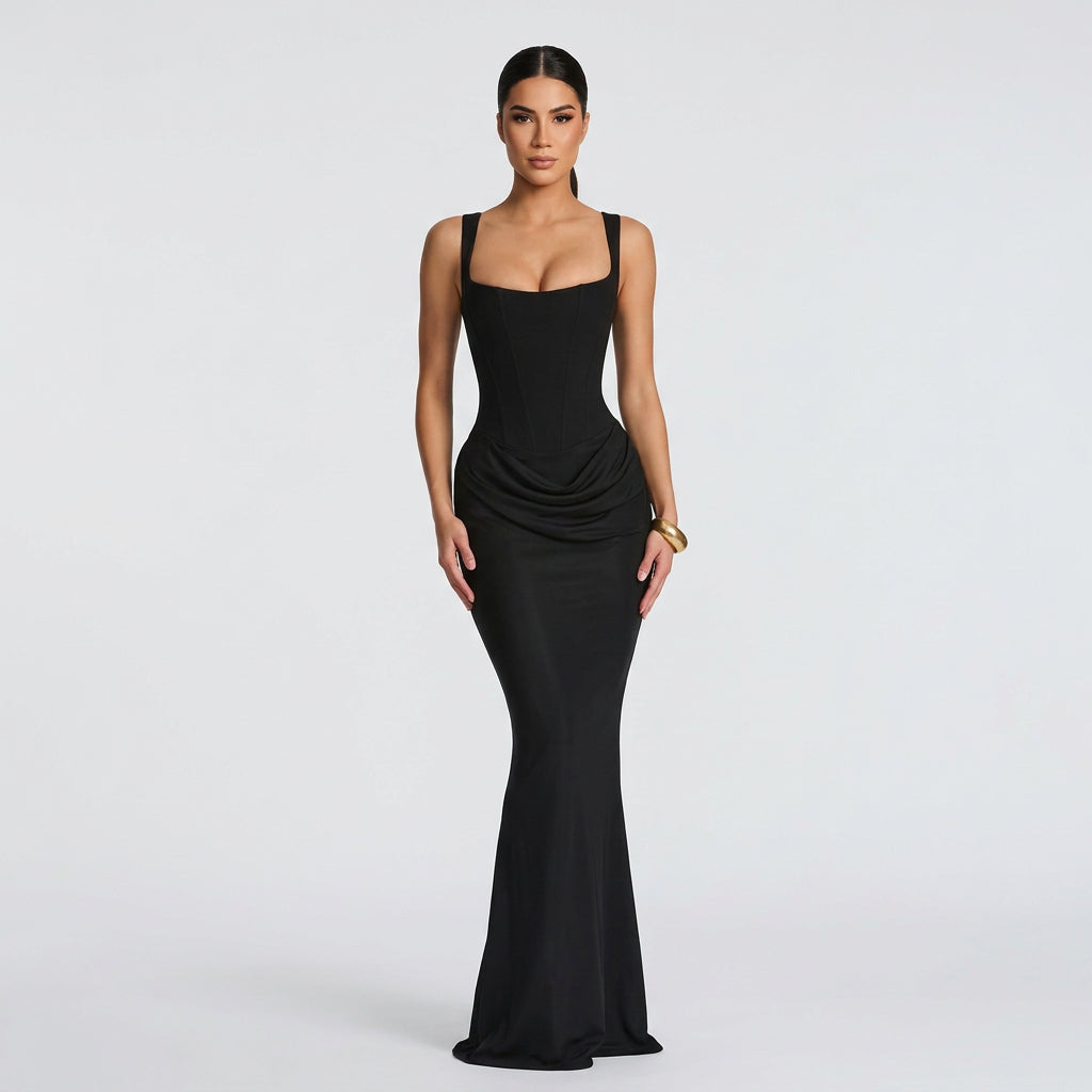 Maria - Vestido Comprido Elegante