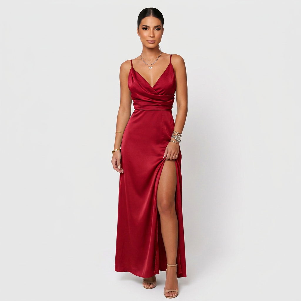 Lara - Vestido Comprido Elegante