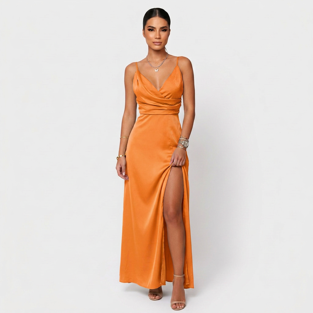 Lara - Vestido Comprido Elegante
